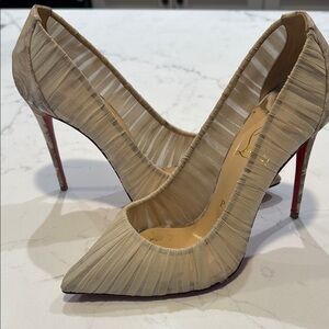 Christian Louboutin Beige Stiletto Heels
